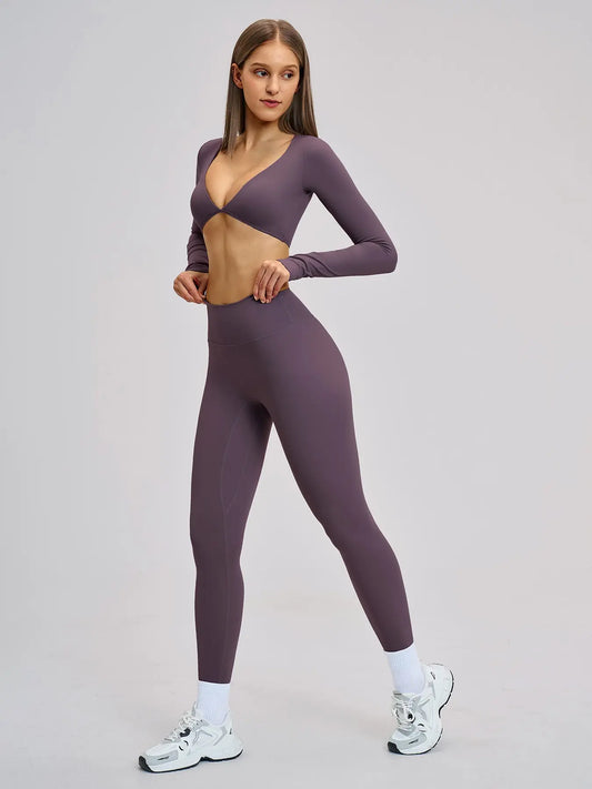 Women's Yoga Set, Microfiber Material - image 8