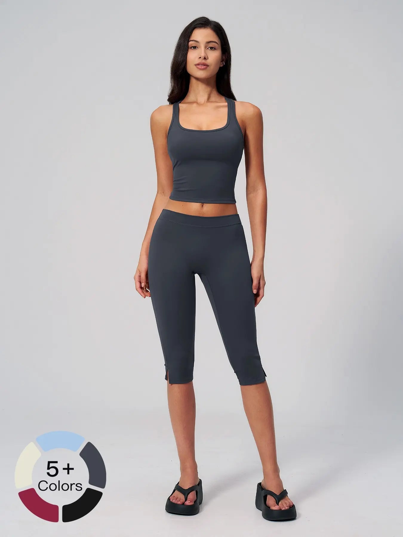 Women’s 2-Piece Yoga Set, High-Stretch Quick-Dry Activewear for Fitness and Sports