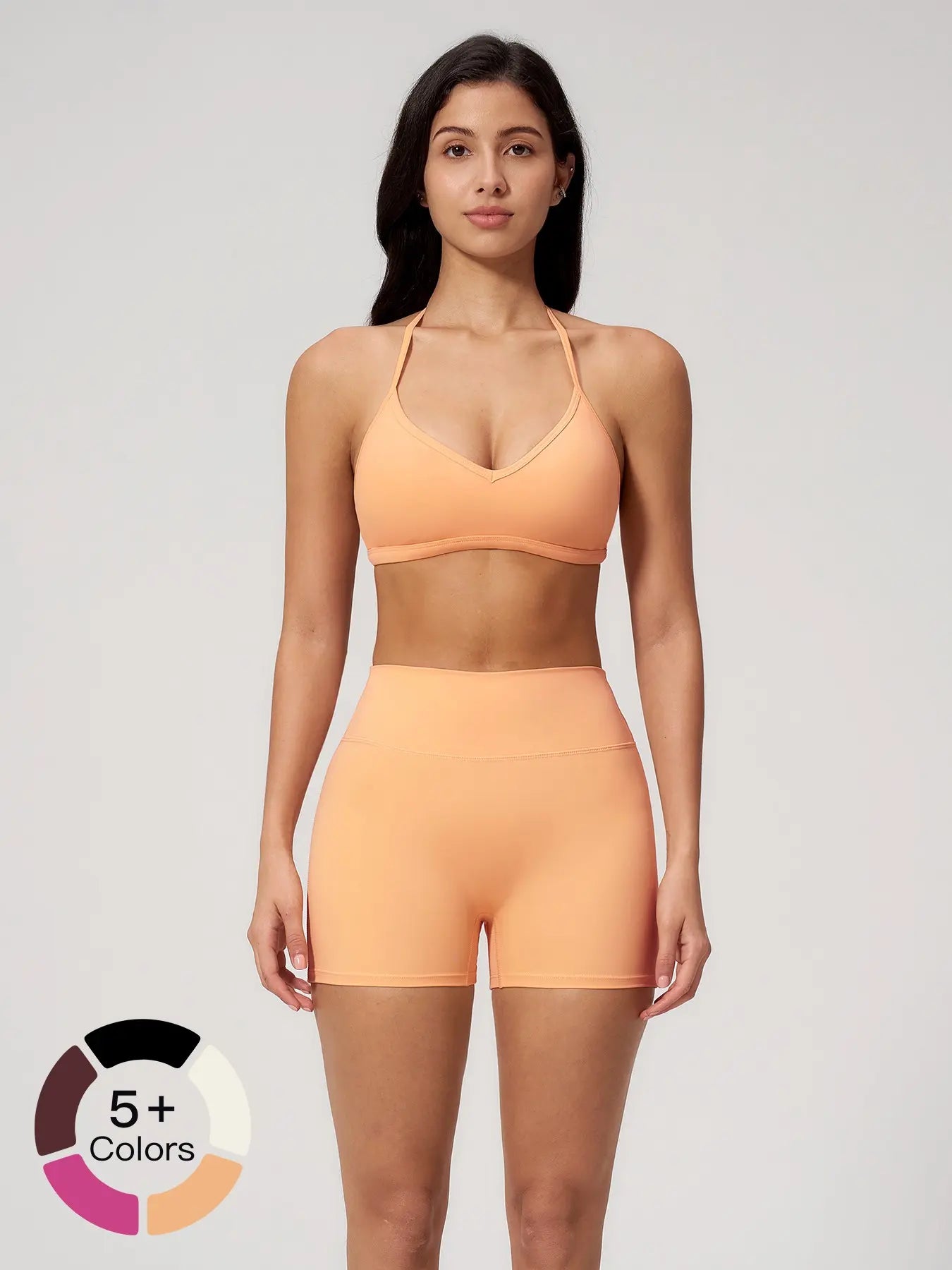 Tight-Fit Halter Backless Yoga Set for Women, Breathable Quick-Dry Cross-Border Casual Activewear…