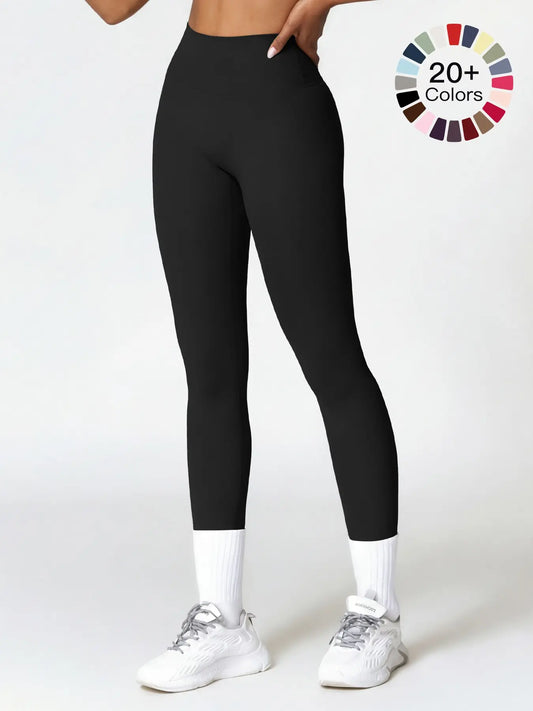 Women's High Waisted Sports Leggings, High Waists Leggings - image 2