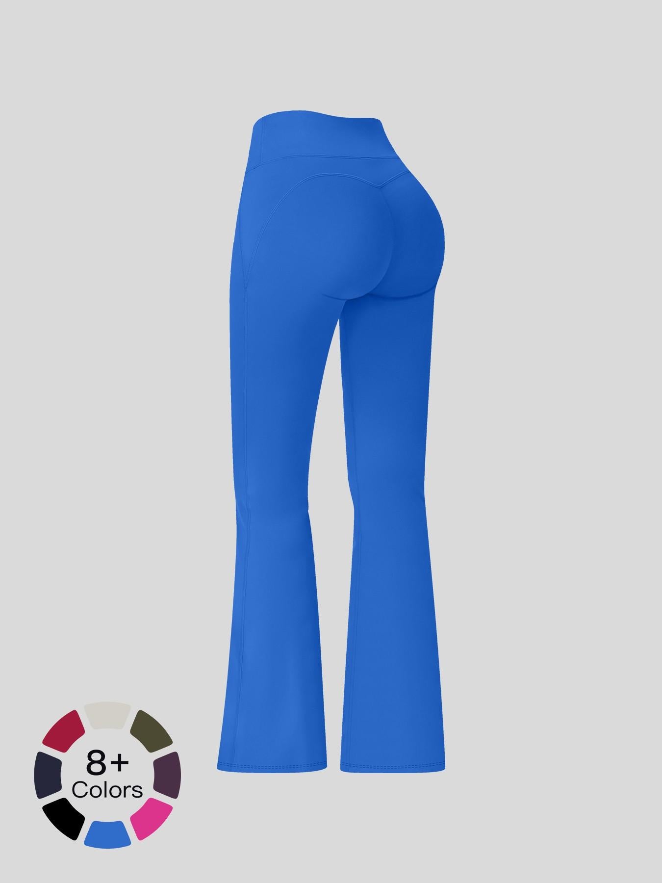 Cloudy Sensation Sport Long Pants, High Waist Butt Lifting Wide Leg Outerwear Bell Bottoms - image 20
