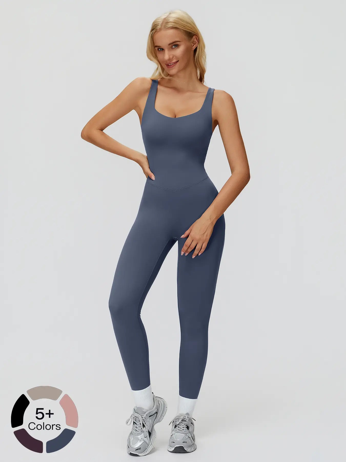 Women's Sporty Yoga Pants, Above-The-Knee Tight-Fitting Design