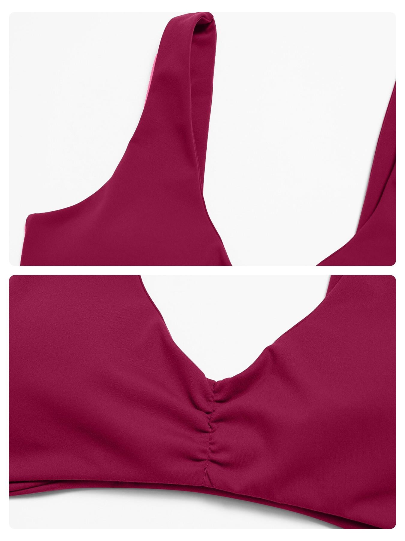 Sexy Backless Yoga Bra, Gathered Sports Running Fitness Underwear - image 15