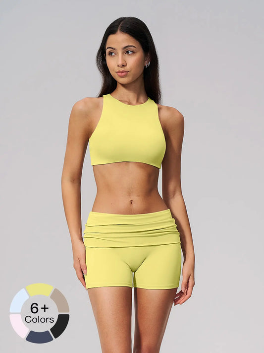 Yoga Set for Women, Tight-Fit Backless Fitness Workout Quick-Dry Yoga - image 2