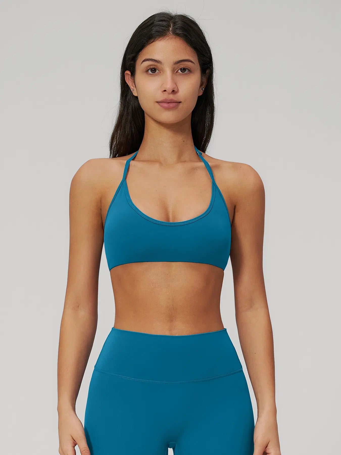 Creamy Fuzzy Back Sporty Bra, Shockproof Quick-Dry Tight Fit