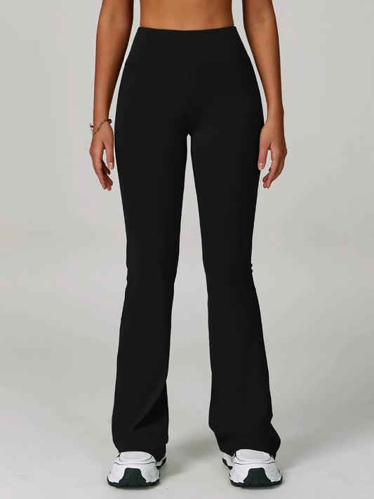 Cloudy Sensation Sport Long Pants, High Waist Butt Lifting Wide Leg Outerwear Bell Bottoms - image 2