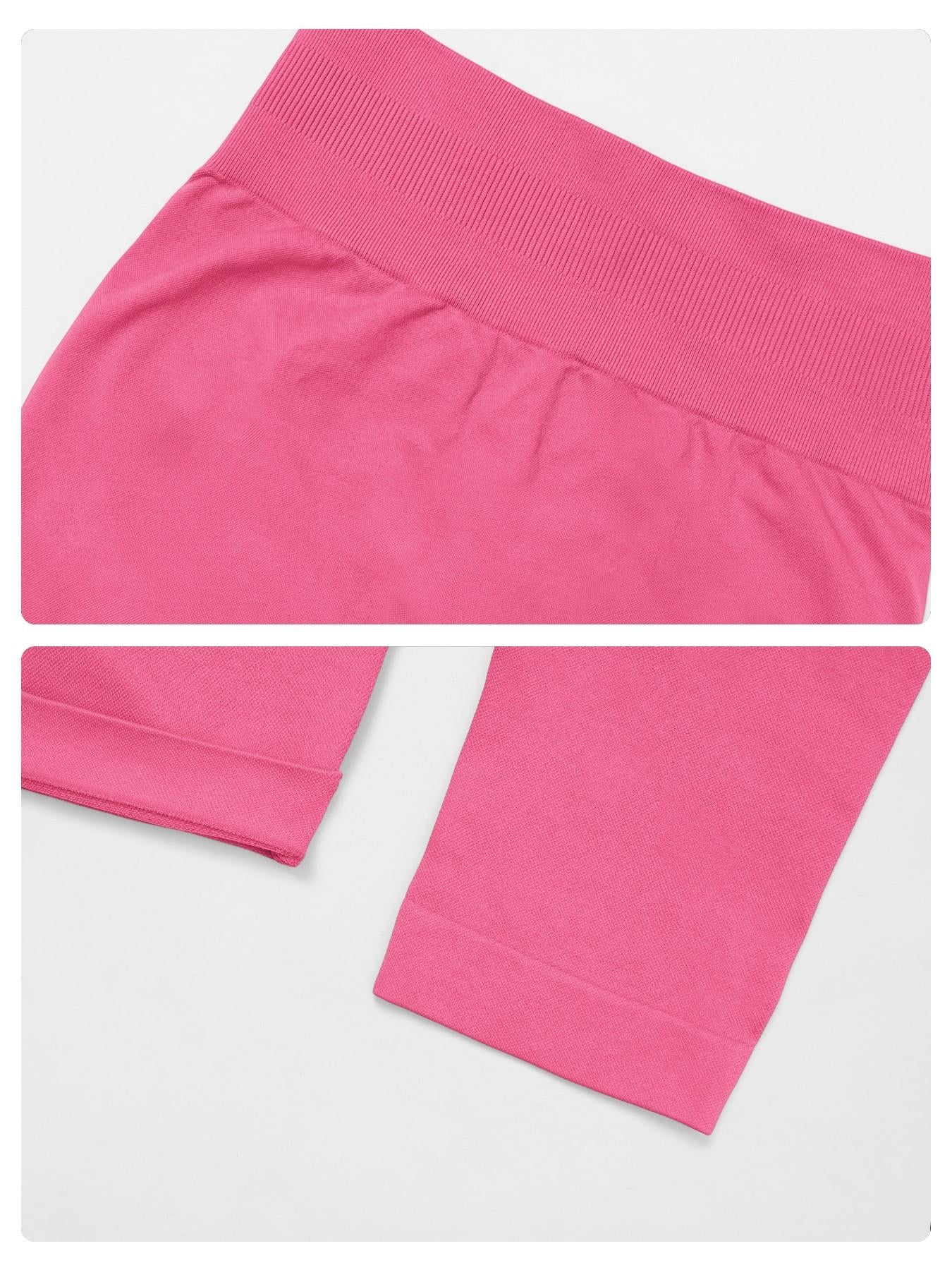 Women's Seamless High-Waisted Yoga Pants, Tight-Fitting Tummy Control - image 13