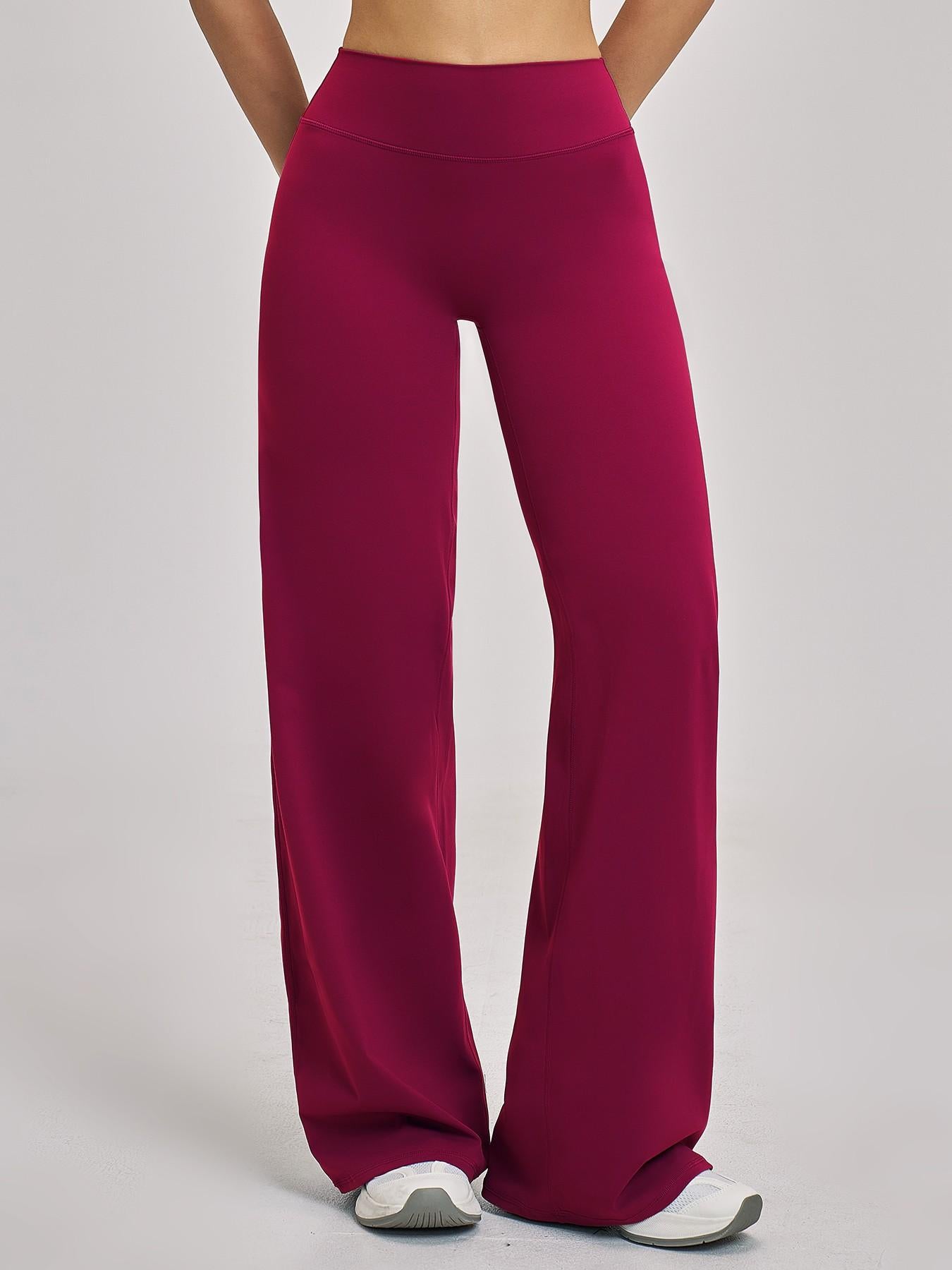 High Waist Flare Leg Yoga Pants, Casual Dance Workout Trousers - image 9