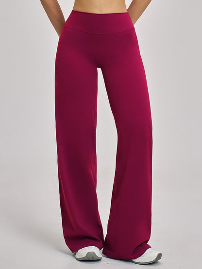 High Waist Flare Leg Yoga Pants, Casual Dance Workout Trousers - image 9