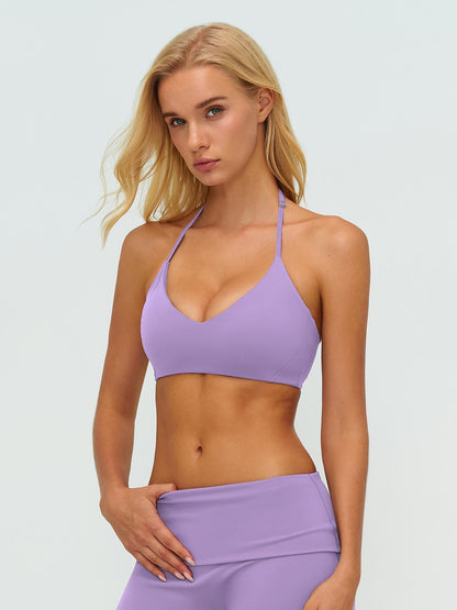 Cross-Border Fleece Yoga Bralette Halter Backless Tight-Fitting Sports Bra, Running Fitness Top for Women - image 13