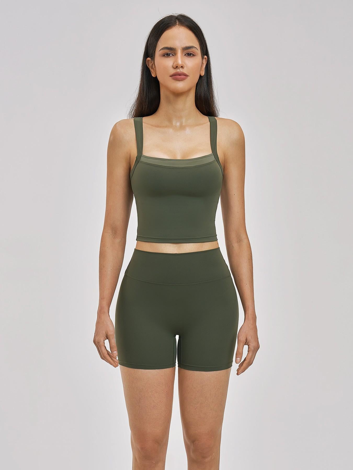 European and American Bare Sensation Sports Set, Solid Sports Sets - image 14