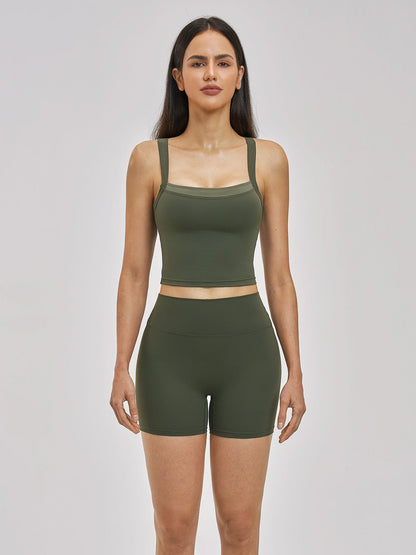European and American Bare Sensation Sports Set, Solid Sports Sets - image 14