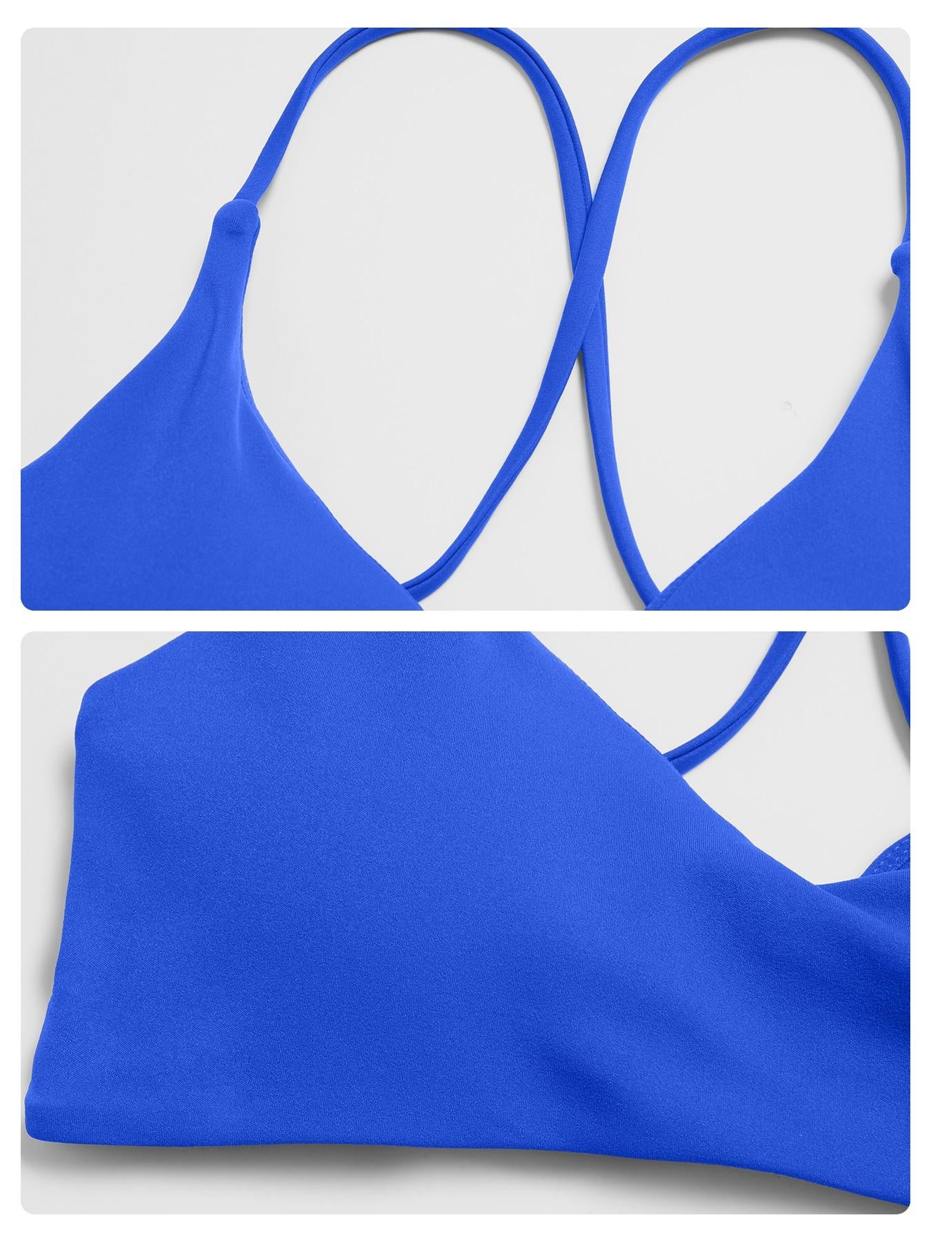 Cloud-Soft Yoga Bra, Quick-Dry Cross-Back Sports Bra - image 16