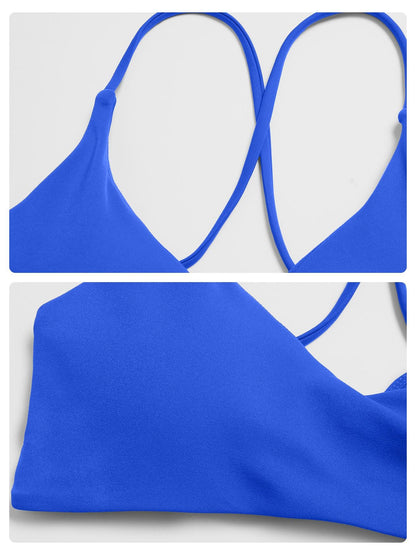 Cloud-Soft Yoga Bra, Quick-Dry Cross-Back Sports Bra - image 16