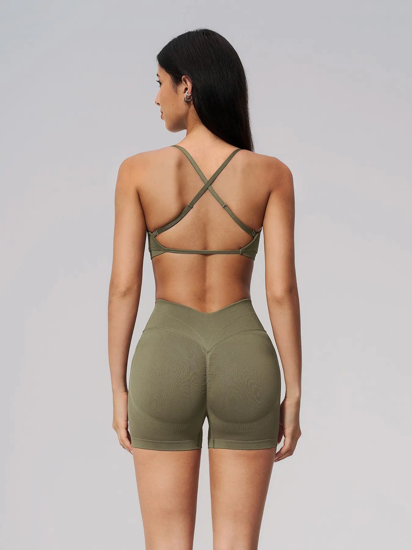 Seamless Yoga Set, Cross Back Design - image 6