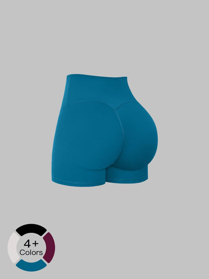 Cross-Border Yoga Shorts for Women, High-Waisted Butt Lifting Tight Fit - image 17