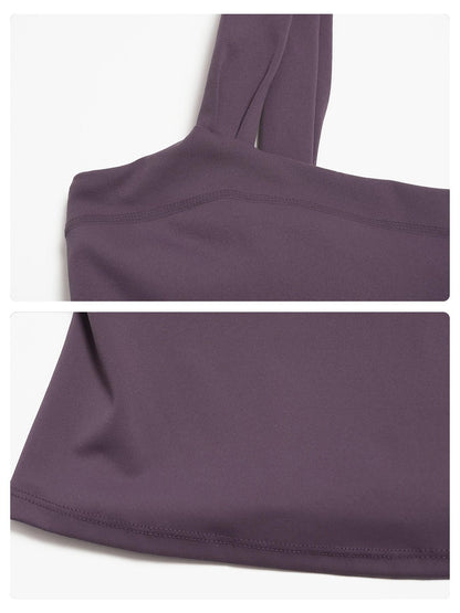High Elasticity Square Neck Yoga Tank Top with Chest Padding, Outdoor Fitness Sports Bra for Women - image 15
