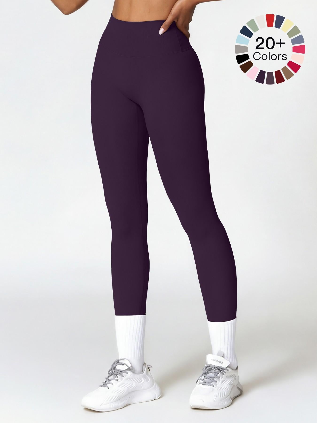 Women's High Waisted Sports Leggings, High Waists Leggings - image 30