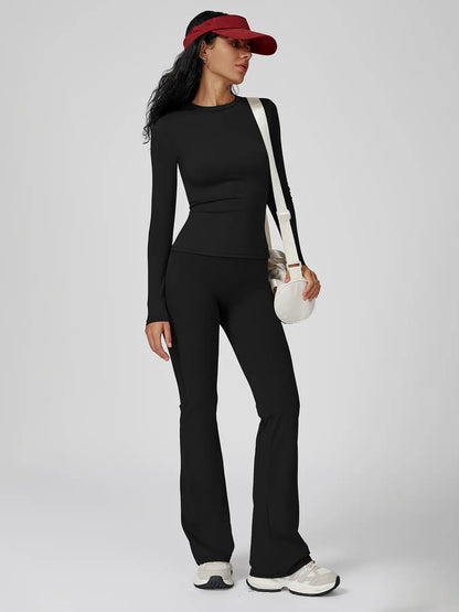 Women's Sporty Tracksuit Set, Casual Two-Piece