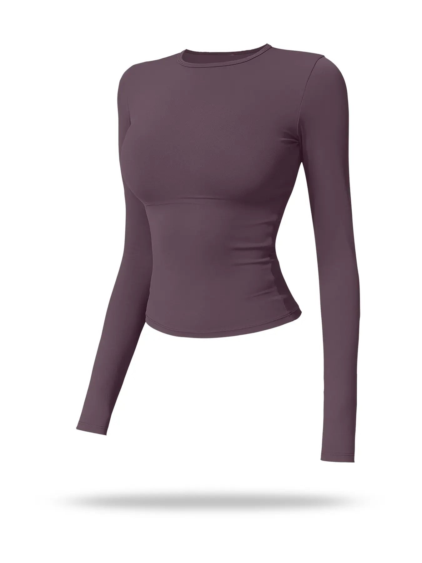New Fleece Long Sleeve Yoga Top, High Strength Fitness Wear