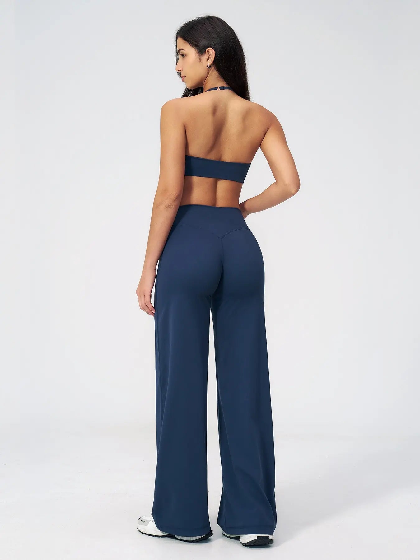 Women's Summer Outdoor Yoga Set, Slim Fit Backless Design - image 8