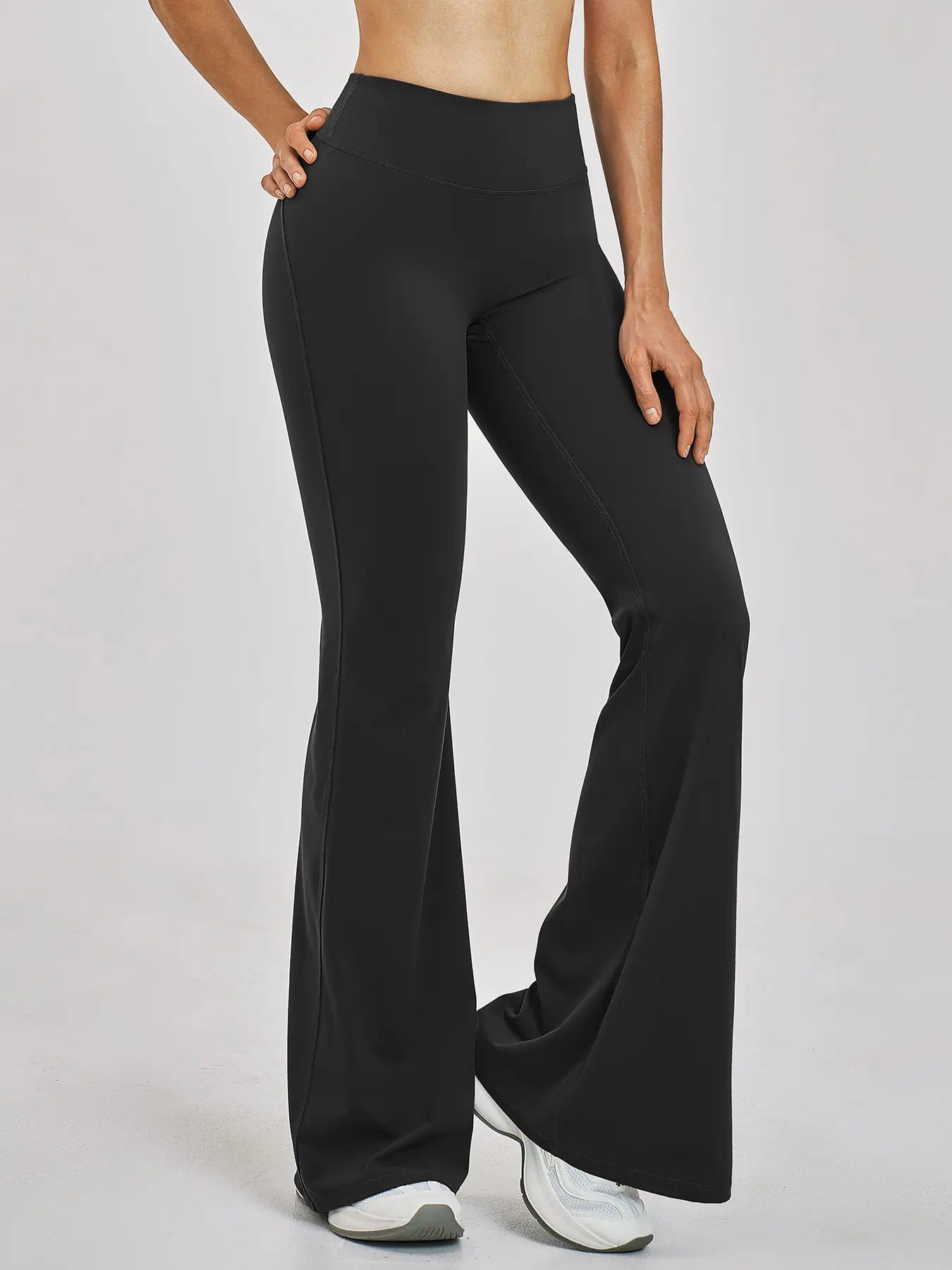Women's High Waist Wide Leg Pants, Casual Loose Fit Long Trouser - image 8