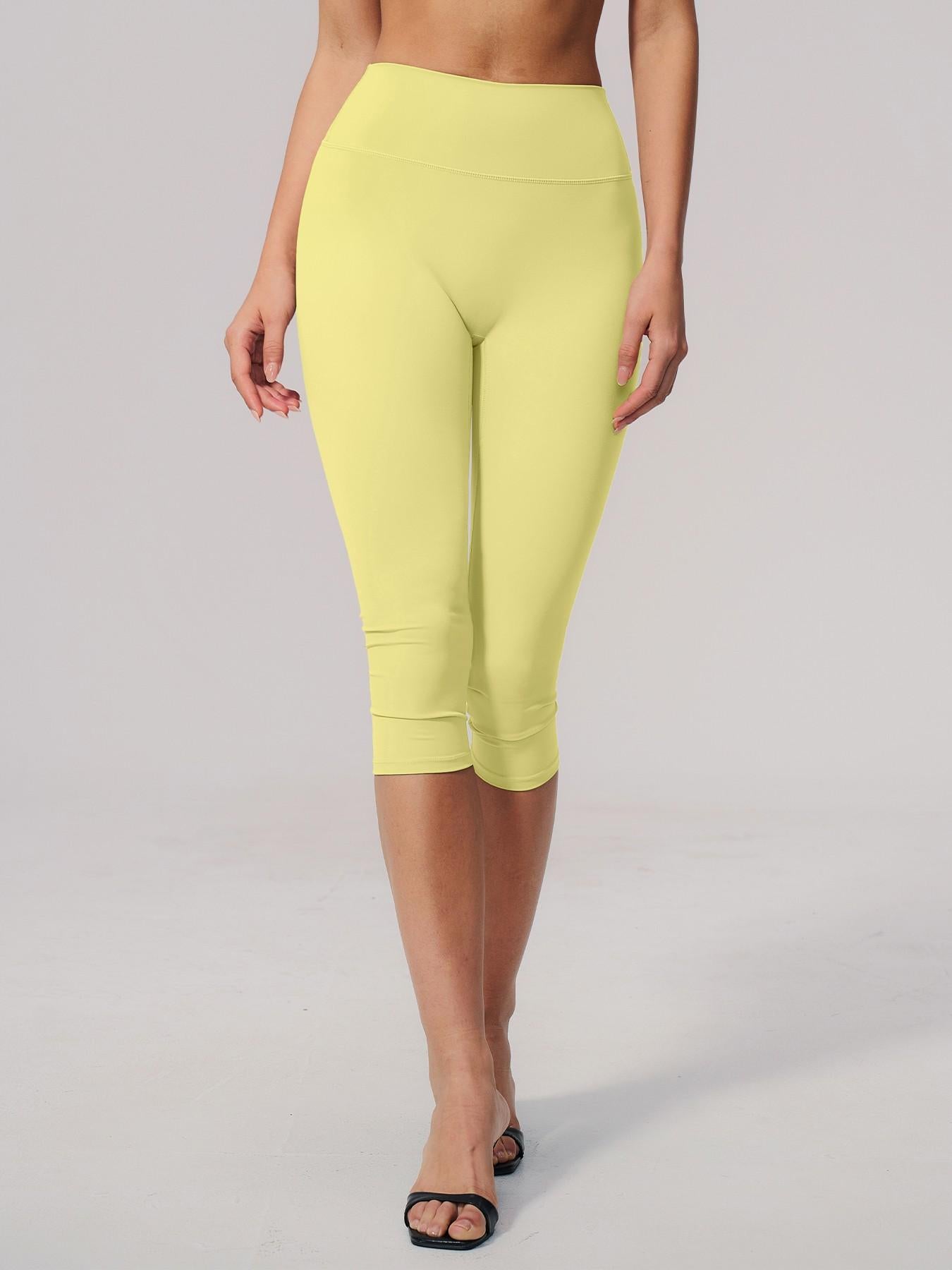 Cross-Border Fleece Yoga Pants, High-Waisted Tight Fit Slimming Gym Shorts - image 14