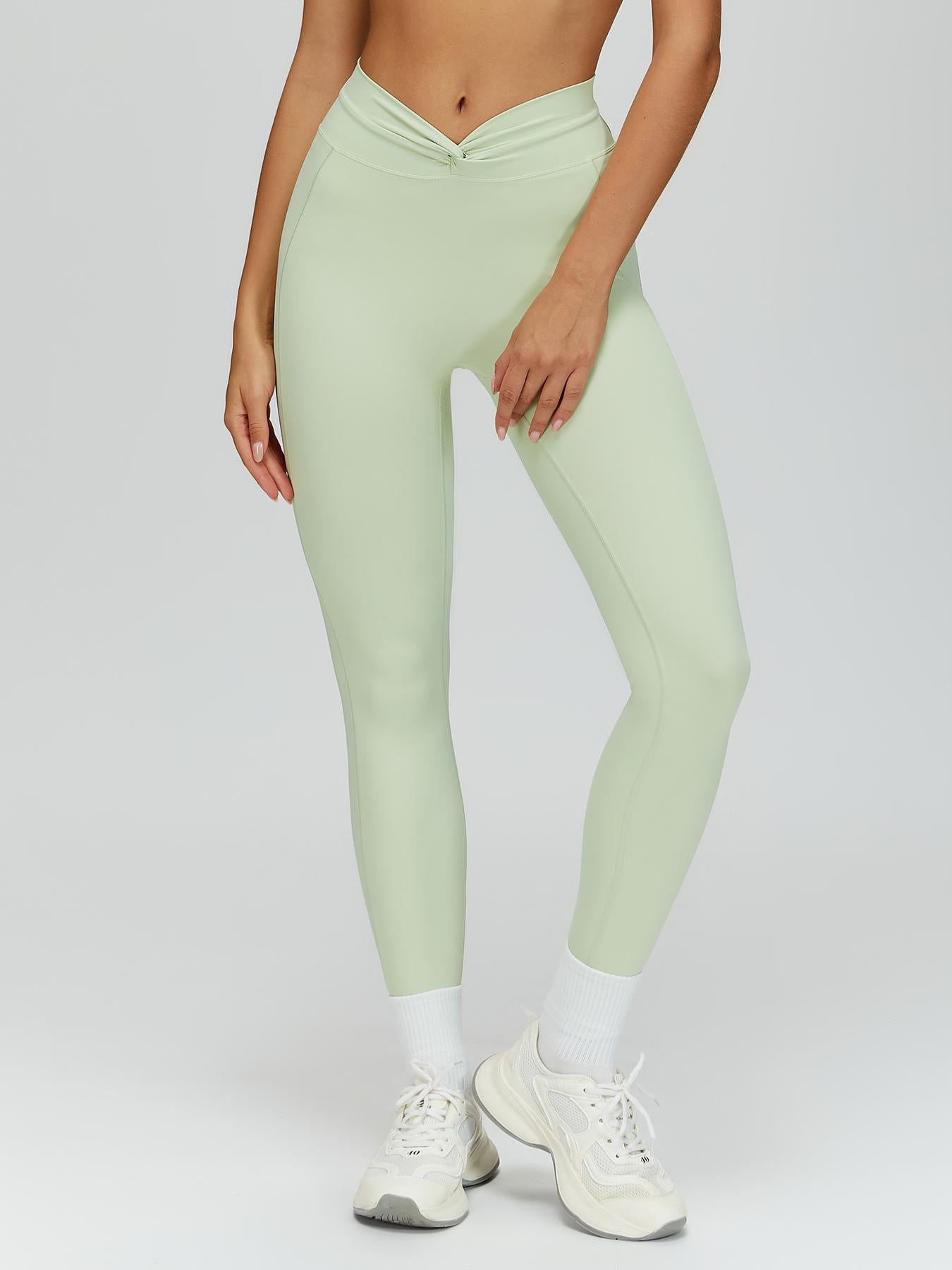 Cross High-Waisted Yoga Pants, Seamless Tight-Fitting Gym Wear - image 14