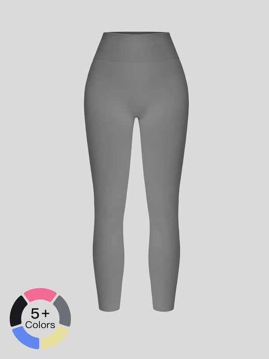 Women's Seamless High-Waisted Yoga Pants, Tight-Fitting Tummy Control