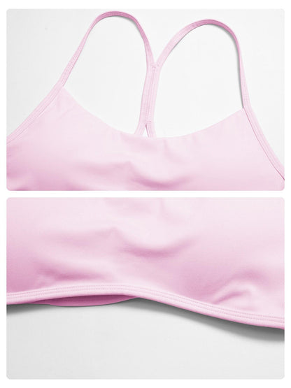 Two-Piece Sports Backless Yoga Set, Anti-Exposure Fake Two-Piece Running Sportswear - image 18