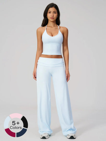 Tight-Fitting Sportswear Set, Comfortable Backless Yoga Co-ord Set - image 5