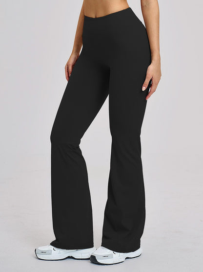 High Waist Yoga Pants, Fitted Wide Leg Bell Bottoms - image 16