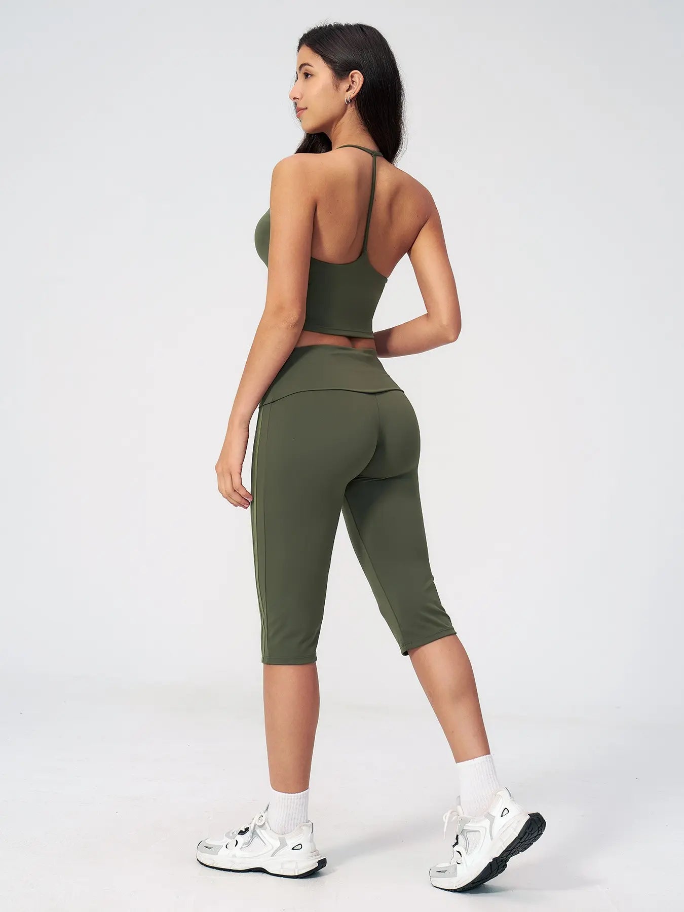 European and American Yoga Set, Two-Piece Activewear Set Sportswear for Outdoor Activities - image 2