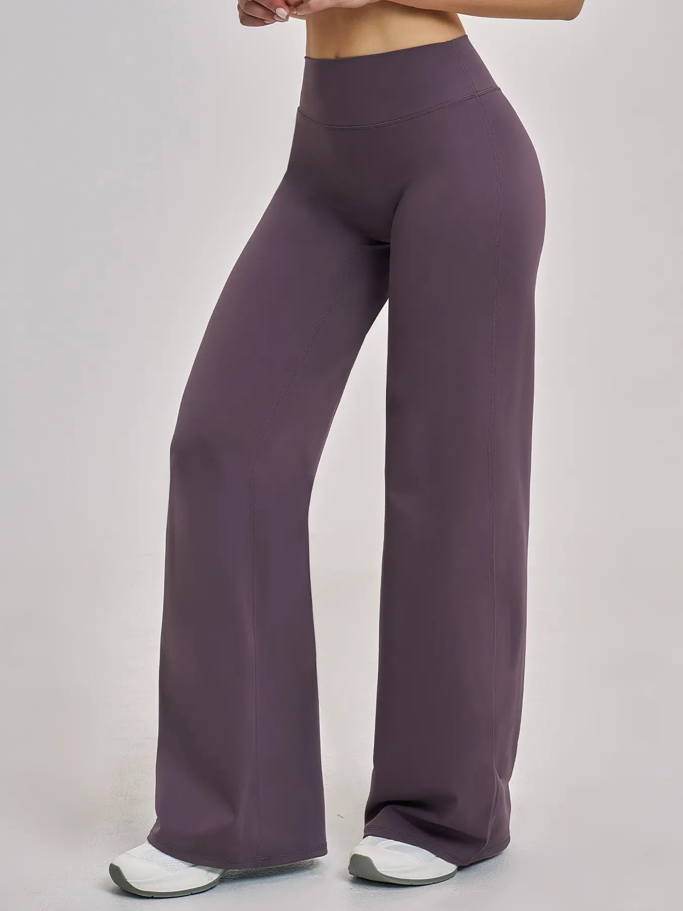 High Waist Flare Leg Yoga Pants, Casual Dance Workout Trousers - image 4