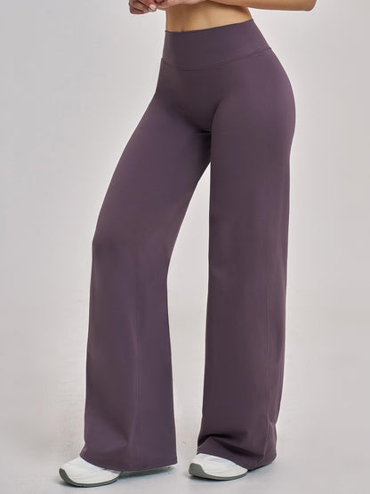High Waist Flare Leg Yoga Pants, Casual Dance Workout Trousers - image 11