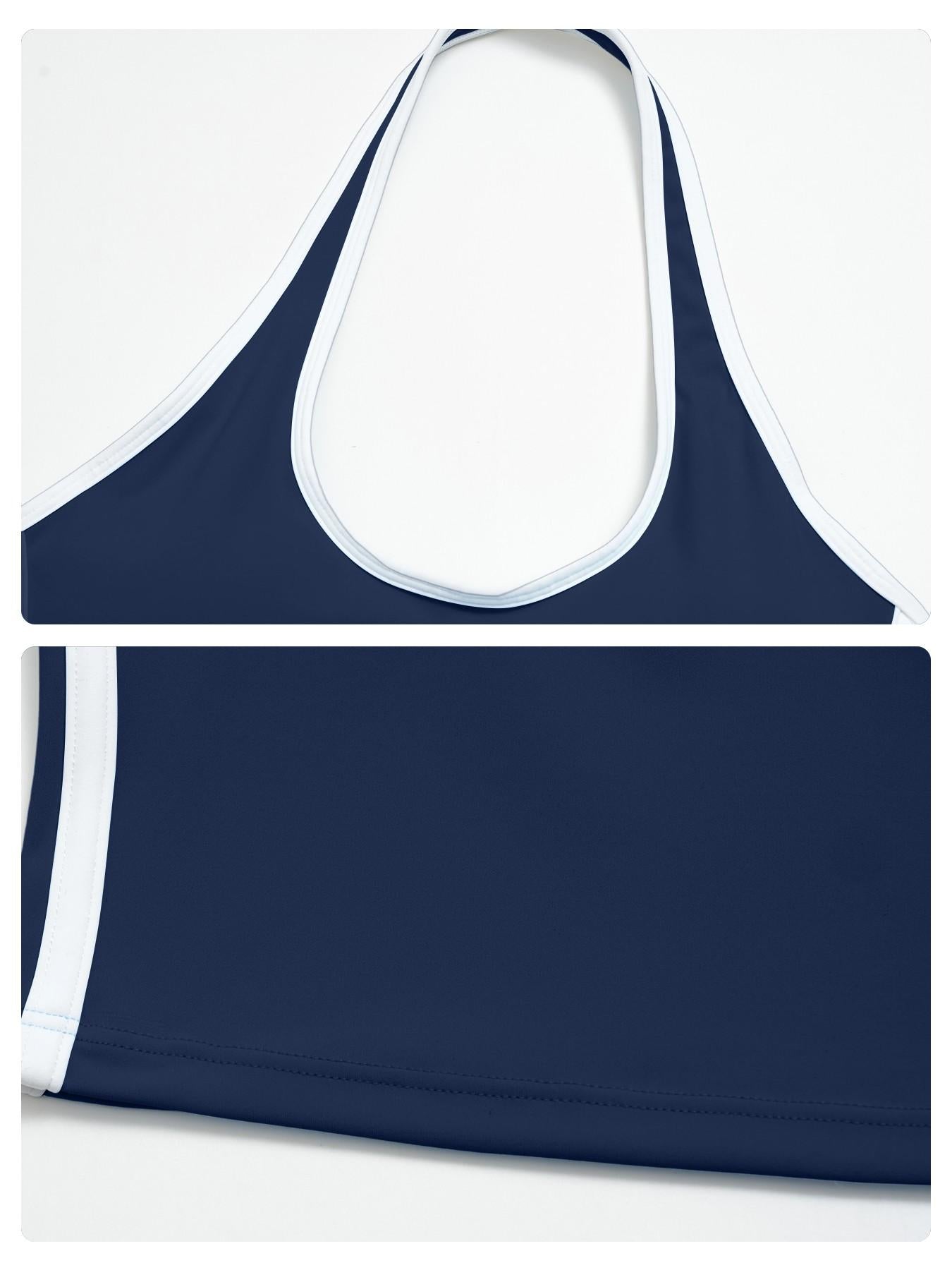Women's High-End Fitness Set, Halter Neck with Bra Padding - image 18
