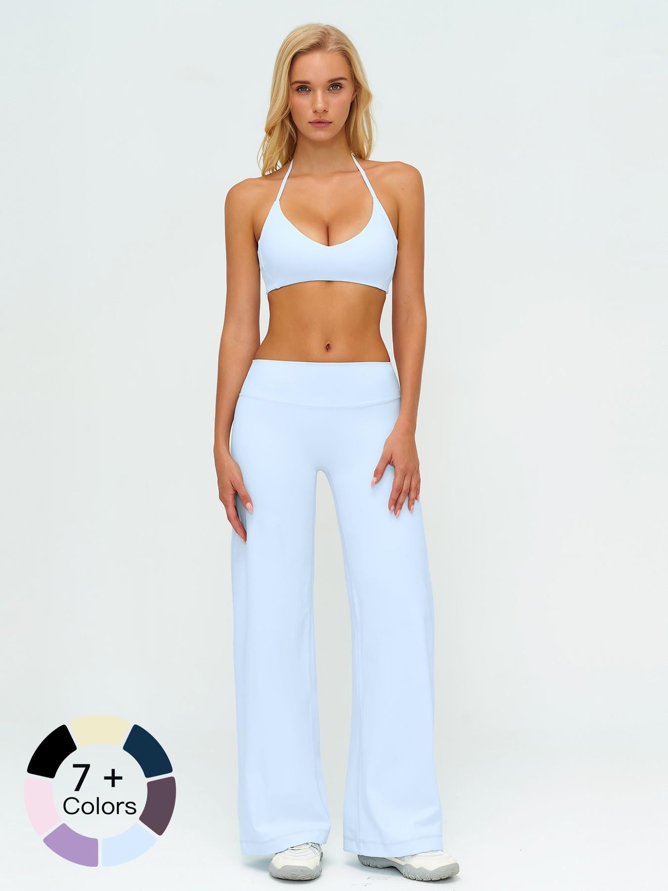 Women's Summer Outdoor Yoga Set, Slim Fit Backless Design - image 20
