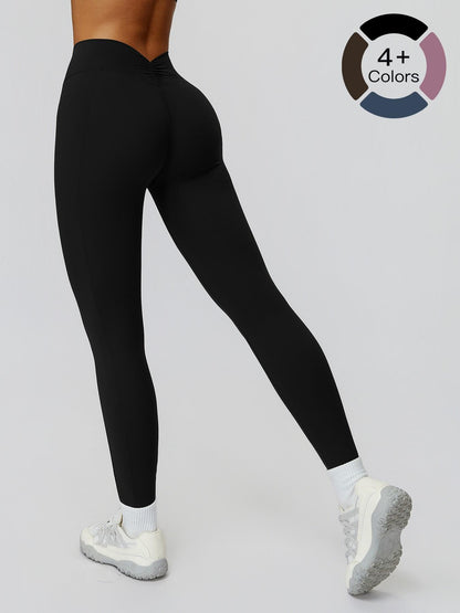 Women's High-Waisted Yoga Pants, Fitted Long Leggings for Outdoor Running & Fitness - image 20