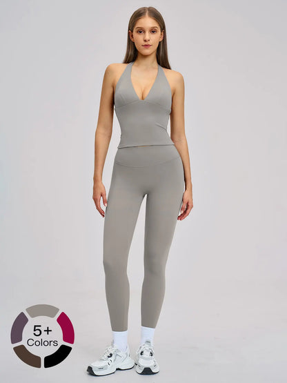 Spring Outdoor Sports Fitness Set, Fleece Tight Yoga