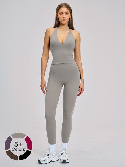 Spring Outdoor Sports Fitness Set, Fleece Tight Yoga - image 21