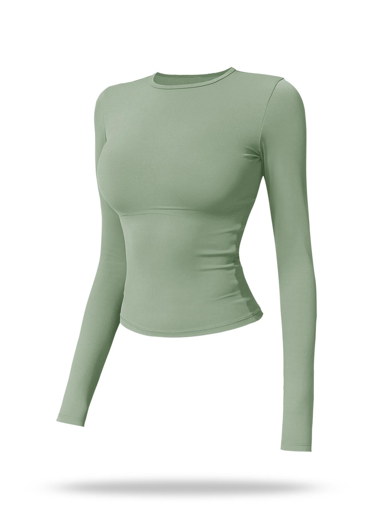 New Fleece Long Sleeve Yoga Top, High Strength Fitness Wear - image 20