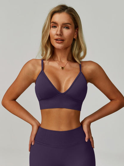 Seamless Yoga Bra with Shoulder Straps, Quick-Dry Sports Top - image 15