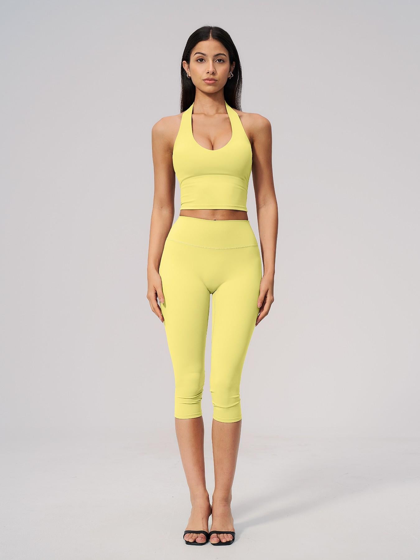 Women's Yoga Set with Quick-Dry High-Waist Butt-Lifting Waist Trainer, Breathable Fitness Outfit - image 15