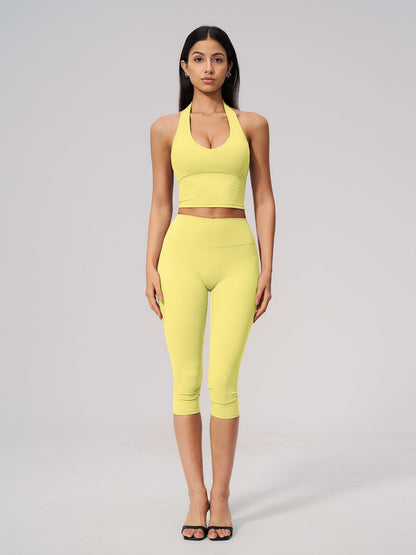 Women's Yoga Set with Quick-Dry High-Waist Butt-Lifting Waist Trainer, Breathable Fitness Outfit - image 15