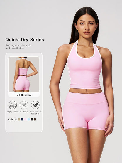 Bare Feel Yoga Set, Colorblock Pilates Training Wear - image 11