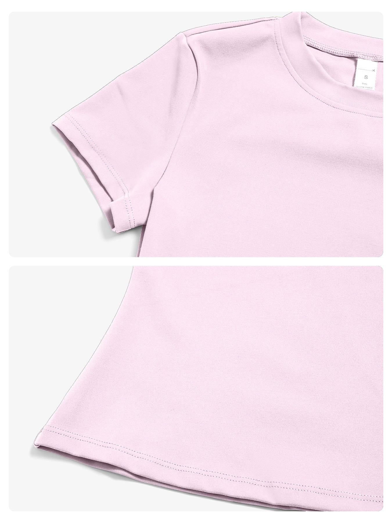 Summer Quick-Dry Yoga Shirt Short Sleeve Fitness Top Hoodie Outdoor Running Sports Women, Fitness Shirts - image 16