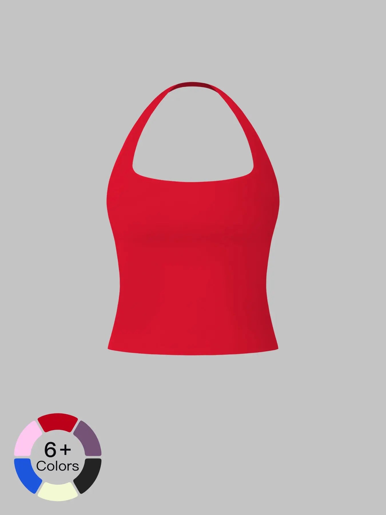 Women's New Halter Yoga Tank Top, Outdoor Square Sport Fitness Tight Quick-Dry Vest - image 5