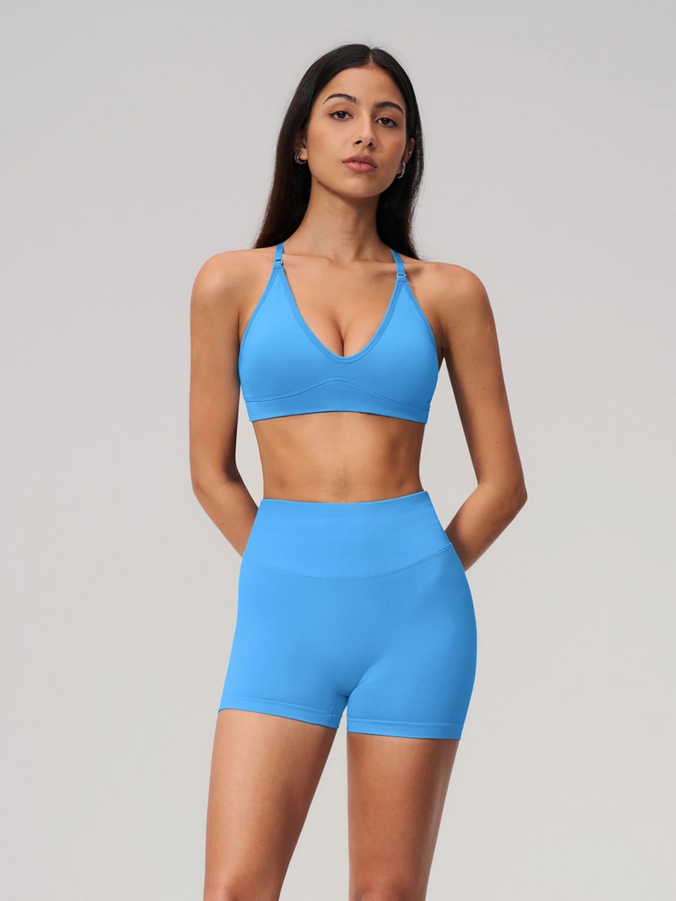 Seamless Yoga Set, Cross Back Design - image 13