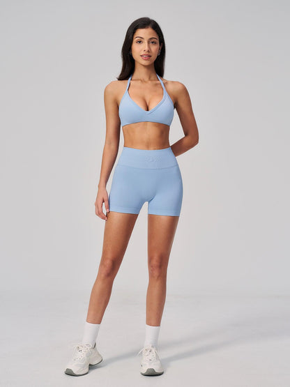 Seamless Yoga Set for Women, Halter Neck Backless Design - image 14