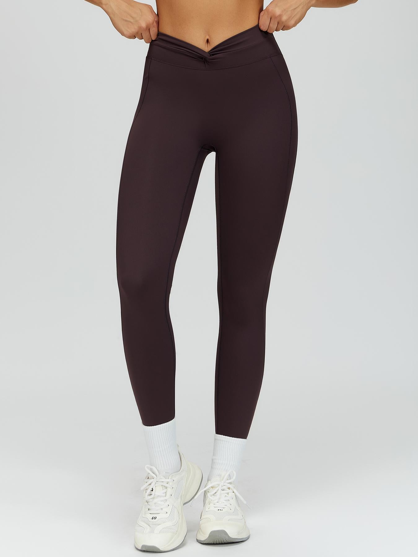 Cross High-Waisted Yoga Pants, Seamless Tight-Fitting Gym Wear - image 12